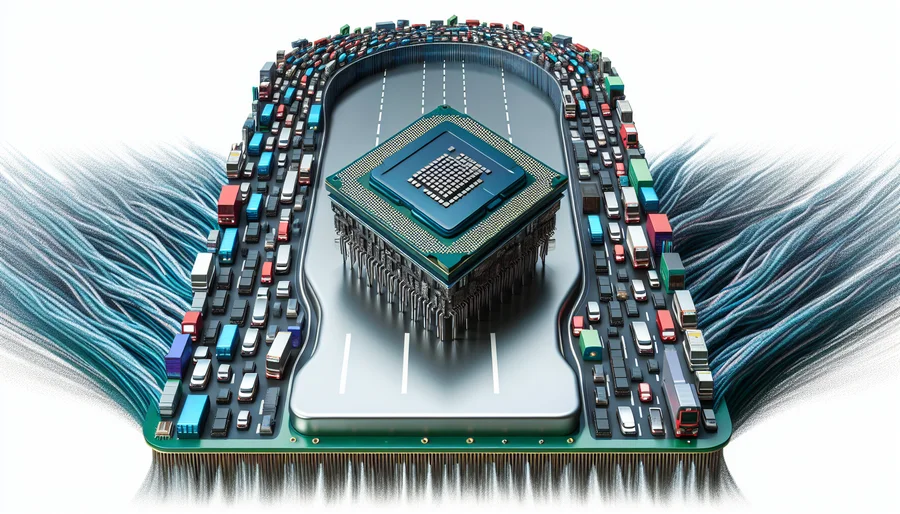 Hình ảnh minh họa nghẽn cổ chai CPU