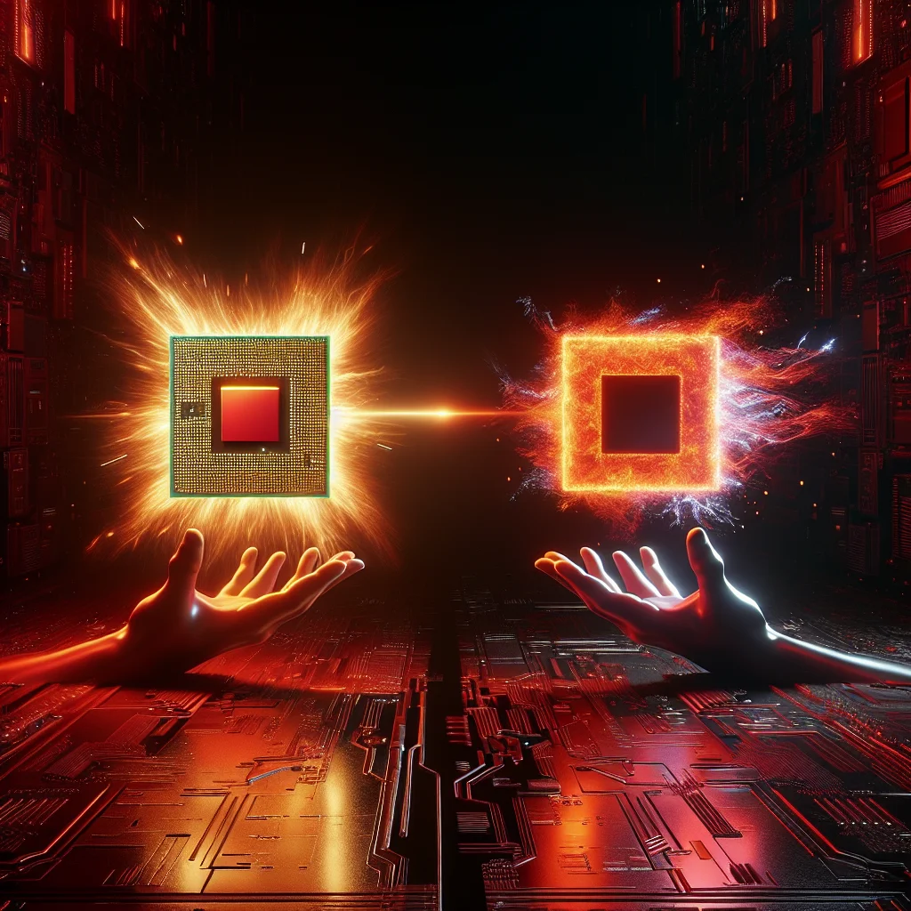 Hình ảnh so sánh CPU AMD Ryzen 9 và Ryzen 7 cho PC Gaming, thể hiện cuộc đối đầu về hiệu năng.