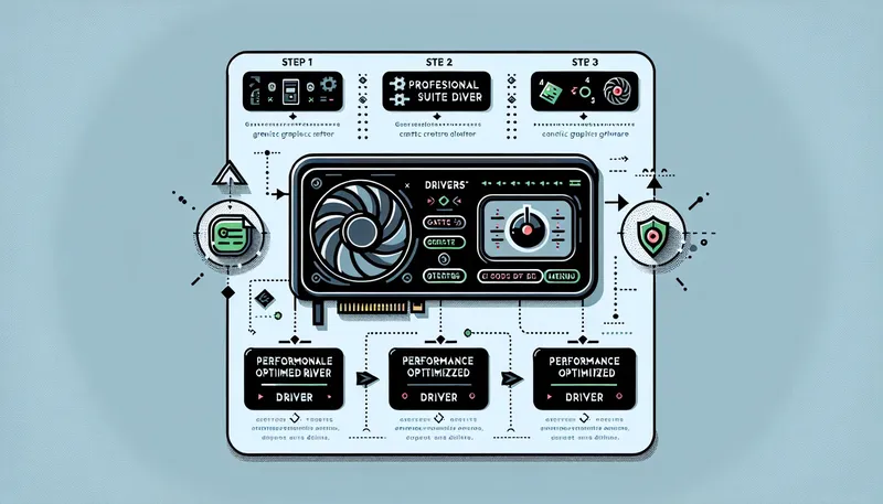 Hướng dẫn các bước chuyển đổi giữa Studio Driver và Game Ready Driver trong phần mềm GeForce Experience.