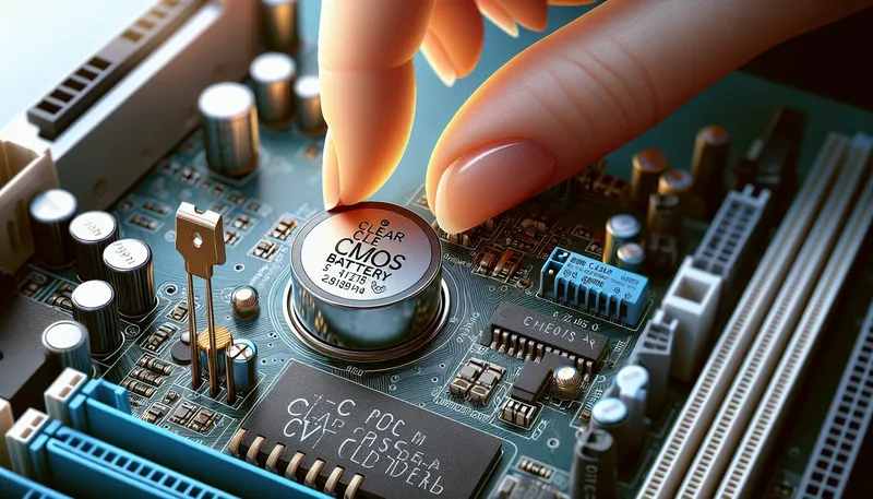 Hướng dẫn tháo pin CMOS trên mainboard để reset lại cài đặt BIOS về mặc định khi ép xung thất bại.