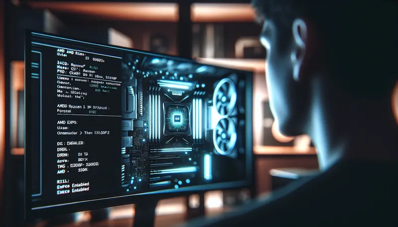 Kích hoạt AMD EXPO trong BIOS để RAM DDR5 chạy đúng tốc độ bus 6000MHz.