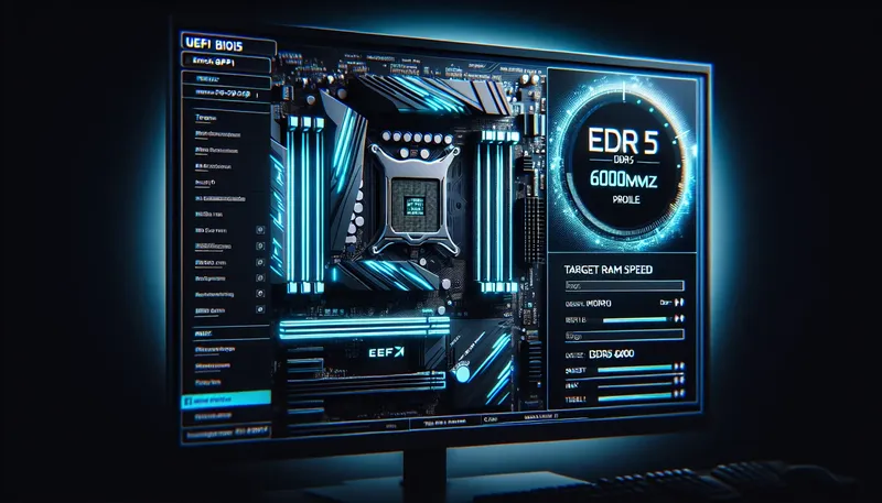Kích hoạt profile AMD EXPO trong BIOS để RAM DDR5 chạy đúng tốc độ 6000MHz.