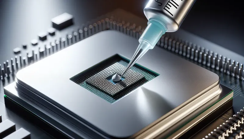 Kỹ thuật trét keo tản nhiệt mới lên bề mặt CPU một cách chính xác.