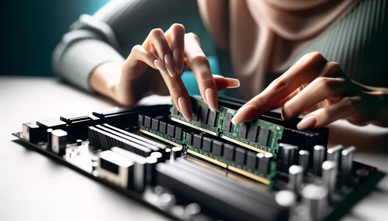 Lắp đặt hai thanh RAM 16GB để chạy ở chế độ Dual Channel, tăng gấp đôi băng thông bộ nhớ.