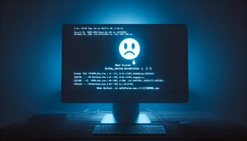 Lỗi màn hình xanh chết chóc (BSOD) trên Windows khi sử dụng giả lập PC.