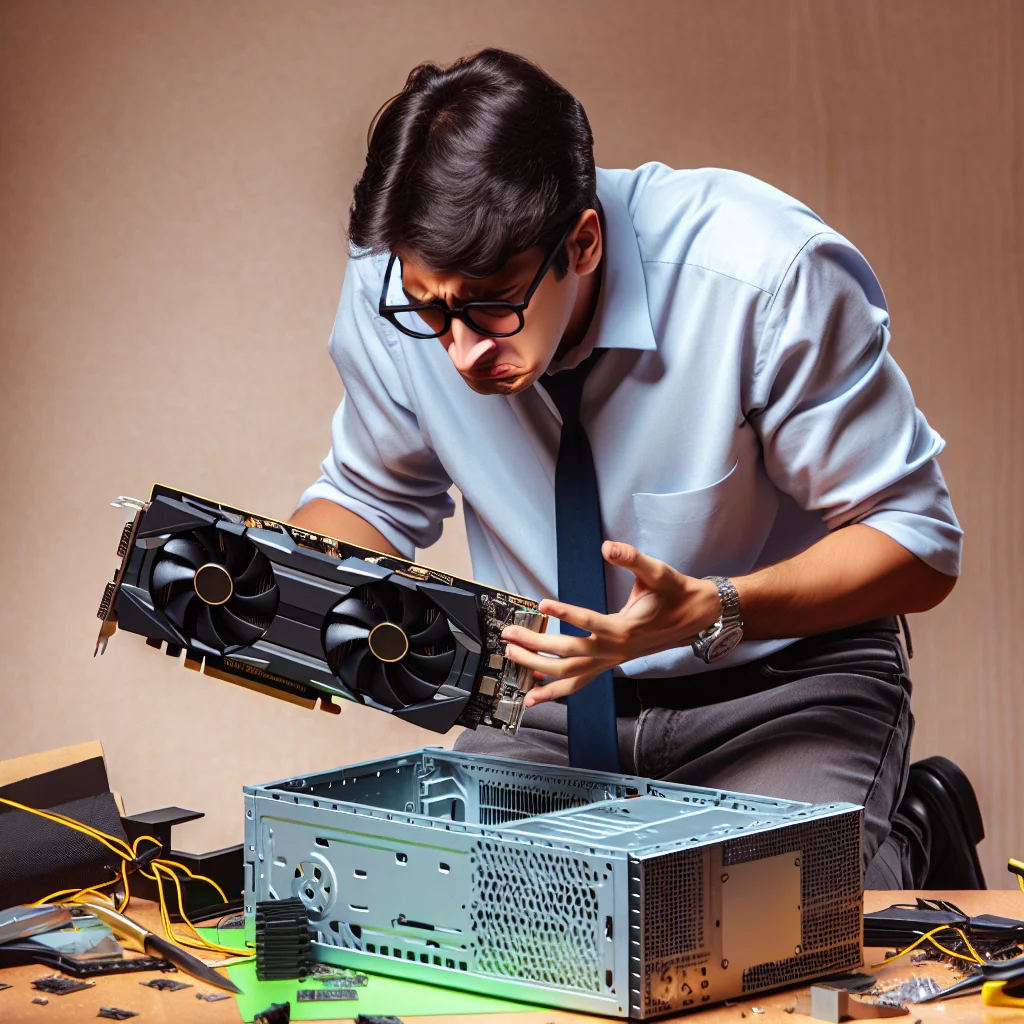 Lỗi thường gặp khi tự nâng cấp PC là mua VGA quá dài không vừa với kích thước của vỏ case.