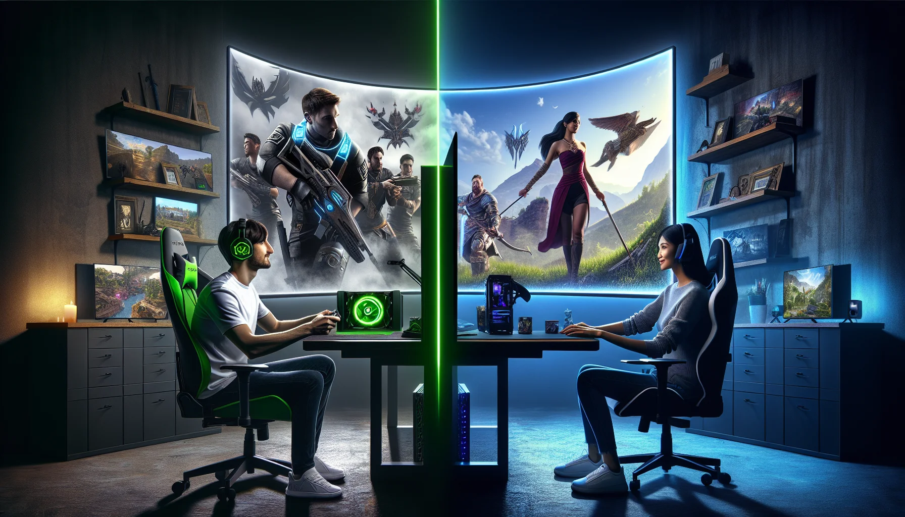 Lựa chọn giữa PC gaming dùng RTX 4060 Ti cho 1080p và RTX 4070 Super cho 1440p.