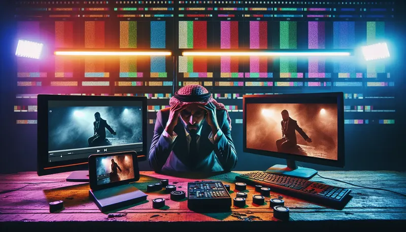 Màn hình edit video bị sai lệch màu sắc khi hiển thị trên điện thoại và TV.