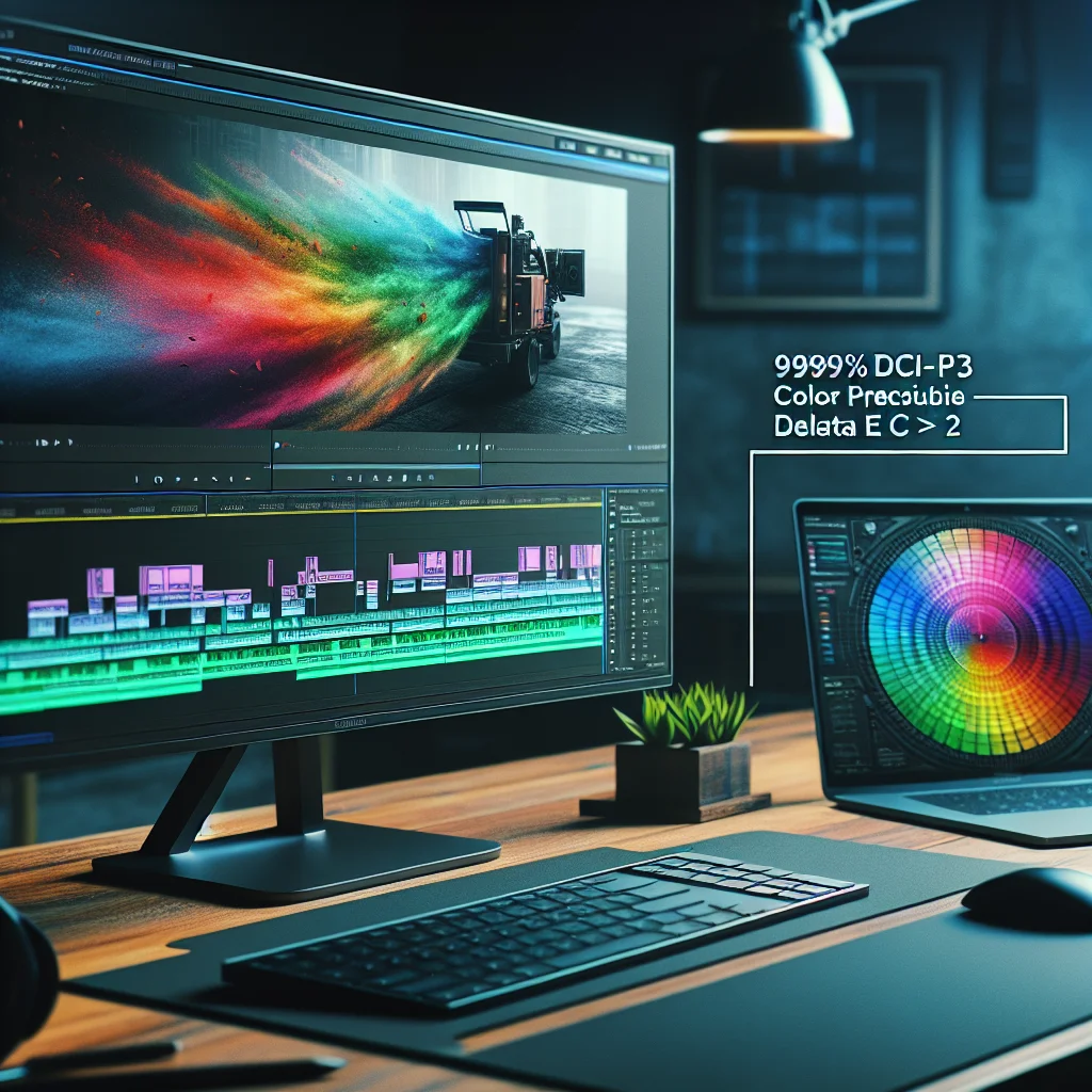 Màn hình đồ họa chuẩn màu là yếu tố cực kỳ quan trọng cho một workstation dựng phim chuyên nghiệp.