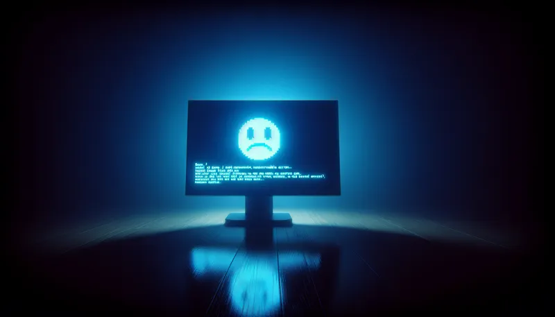 Máy tính bị lỗi màn hình xanh (BSOD) trong quá trình stress test, cho thấy hệ thống không ổn định.