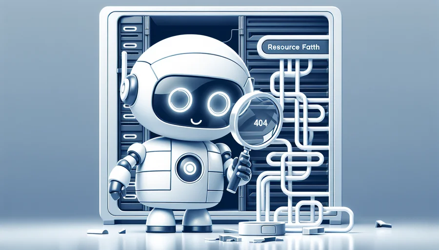 Minh họa lỗi 404 Not Found trong API, tài nguyên không được tìm thấy.