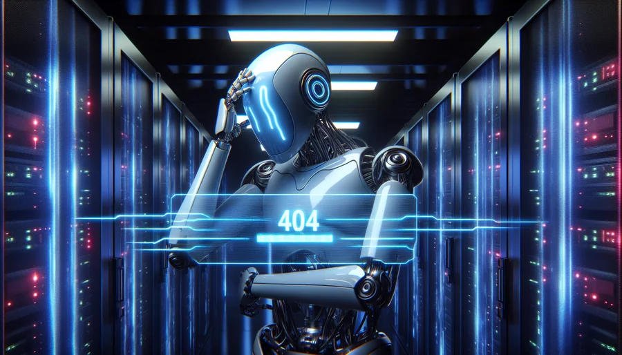 Minh họa lỗi Gemini 404 Not Found khi kết nối API.