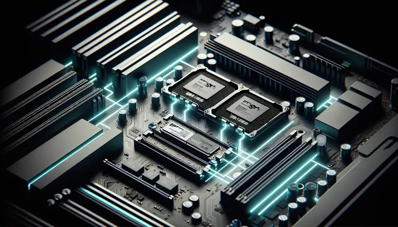 Mối quan hệ chặt chẽ giữa RAM, CPU và ổ cứng SSD trong một cấu hình máy tính làm nhạc tối ưu.