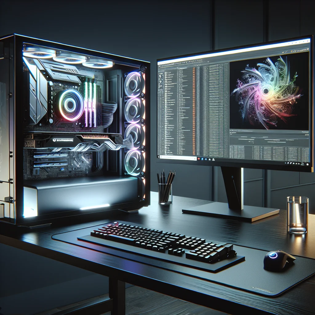 Một cỗ máy PC lai hiệu năng cao, được build để vừa làm đồ họa 3D chuyên nghiệp vừa chơi game.