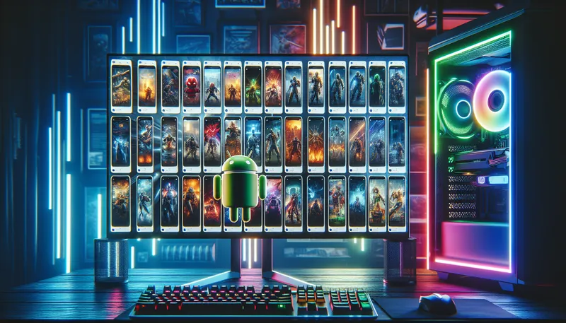 Một dàn PC đang chạy nhiều cửa sổ giả lập Android để cày game, một kịch bản không nhất thiết cần RAM ECC.