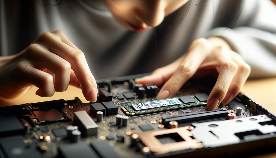 Nâng cấp ổ cứng SSD NVMe cho máy trạm đồ họa cũ để tăng tốc độ.