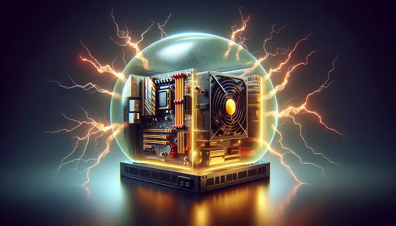 Nguồn 80 Plus Gold như một tấm khiên vững chắc, bảo vệ các linh kiện PC đắt tiền khỏi dòng điện 'bẩn'.