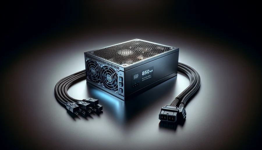 Nguồn Corsair RM850x, một trong các mẫu nguồn cho RTX 3080 đáng tiền nhất hiện nay.