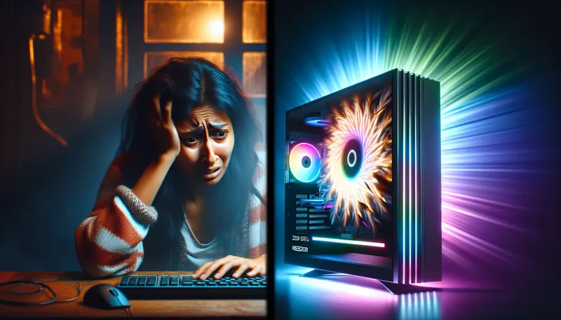 Nhà thiết kế đồ họa mệt mỏi vì render chậm và giải pháp là một cỗ máy PC mạnh mẽ.