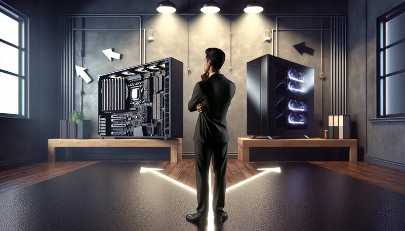 Nhà thiết kế đồ họa phân vân giữa việc tự build PC và mua máy bộ cho công việc.