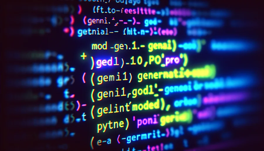 Đoạn mã Python thay đổi mô hình sang gemini-1.0-pro-001 để khắc phục lỗi.