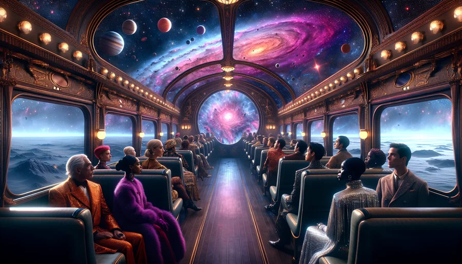 Đội Tàu Astral trong Honkai Star Rail du hành giữa các vì sao trên chuyến tàu vũ trụ.