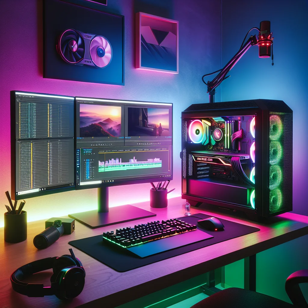PC dựng phim sử dụng card GeForce RTX là lựa chọn hoàn hảo cho freelancer và YouTuber.