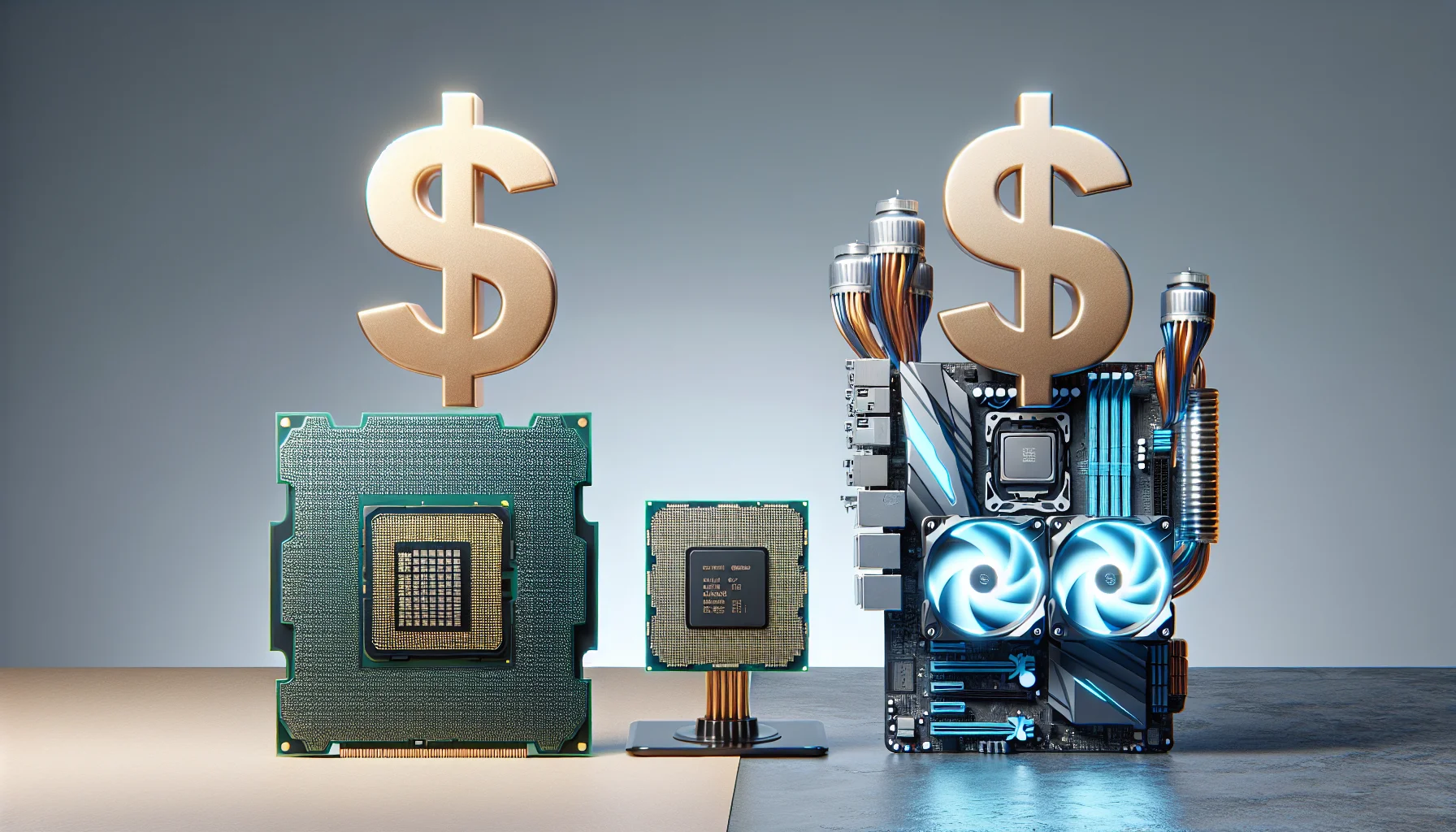 Phân tích chi phí ẩn khi build PC với i7-14700K so với i7-14700F, bao gồm mainboard và tản nhiệt.