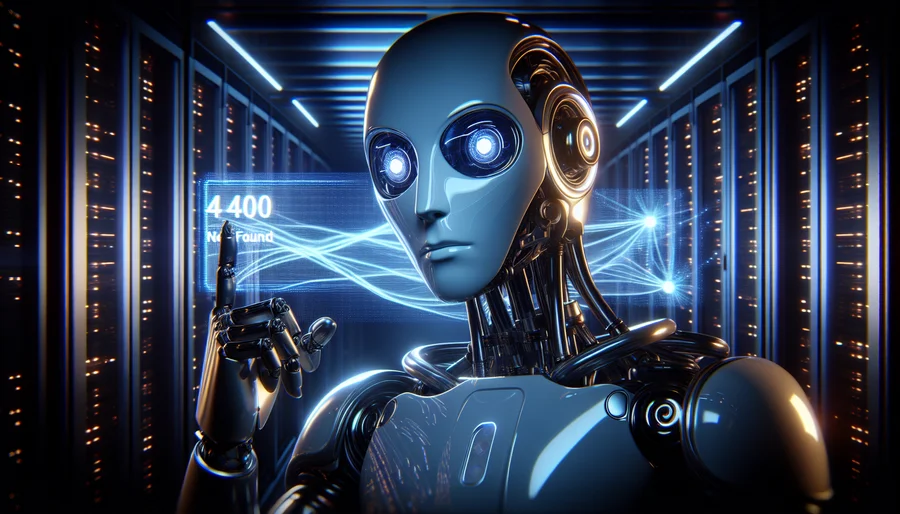 Robot Gemini gặp lỗi 404 Not Found khi kết nối API.