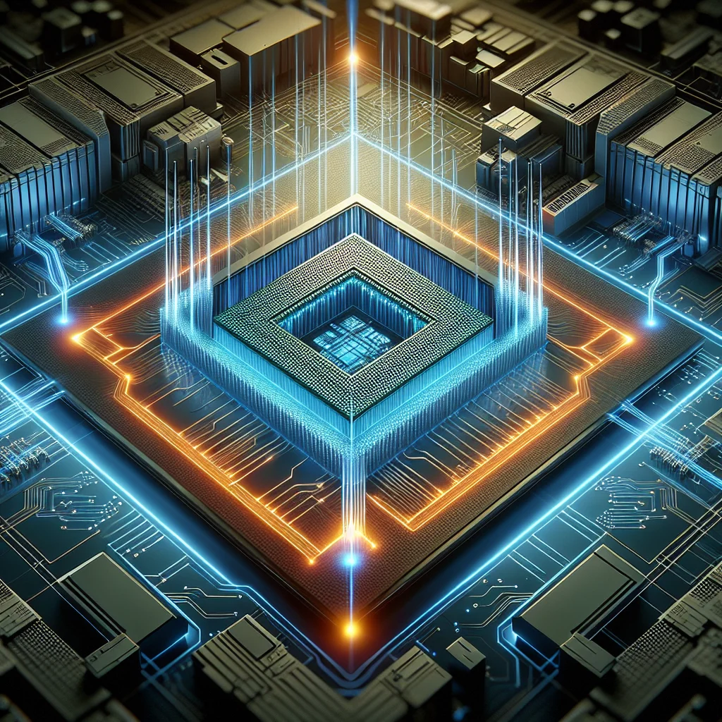 Sơ đồ kiến trúc CPU Intel hiện đại với nhân hiệu năng cao P-core và nhân tiết kiệm điện E-core.
