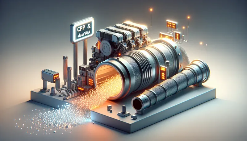 Sơ đồ minh họa ổ cứng chậm gây ra tình trạng nghẽn cổ chai (bottleneck) cho CPU và VGA.