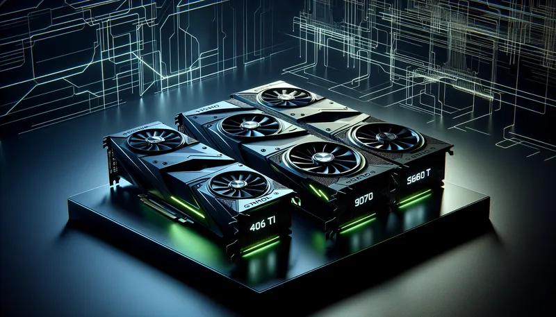 So sánh ba card đồ họa VGA cho dân 3D: RTX 4060 Ti, 4070 Super và RTX 4080.