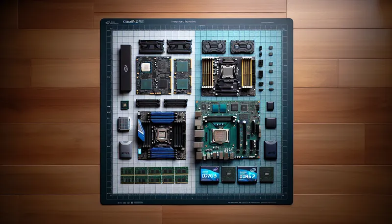 So sánh chi phí nền tảng Intel B760 DDR4 và AMD B650 DDR5.