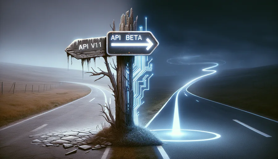 So sánh endpoint API v1beta đã cũ và endpoint v1 mới của Google.