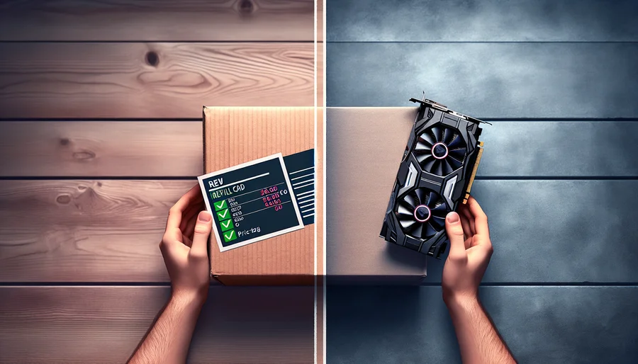 So sánh giá bán giữa RTX 3050 hàng mới và GTX 1660 Super hàng cũ.