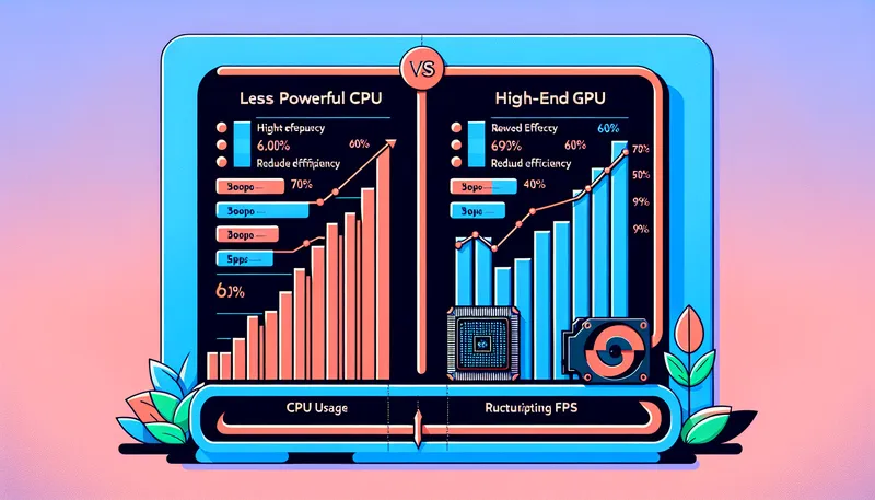 So sánh hiệu năng chơi game khi nâng cấp CPU từ Core i3 lên Core i7 giúp giải phóng sức mạnh card đồ họa và tăng FPS.