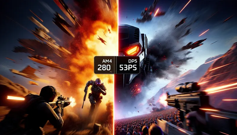 So sánh hiệu năng gaming FPS giữa nền tảng AM4 và AM5 trong game eSports.