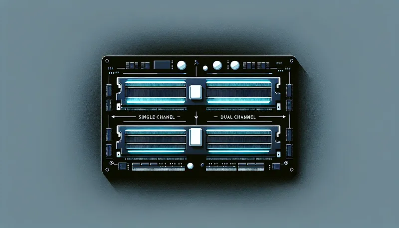 So sánh hiệu năng giữa RAM chạy kênh đơn (Single Channel) và kênh đôi (Dual Channel).