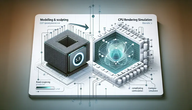 So sánh hiệu năng đơn nhân của CPU cho dựng hình và đa nhân cho render trong Blender.