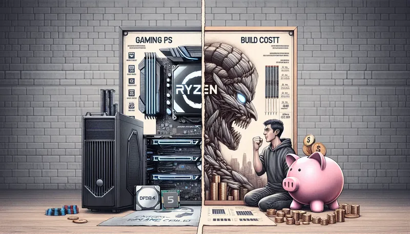 So sánh hiệu năng trên giá thành giữa Ryzen 5 7500F và Core i5 14400F cho PC gaming tầm trung.