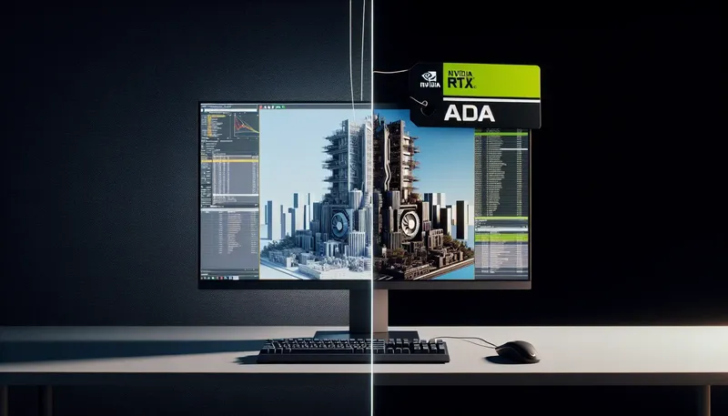 So sánh hiệu năng viewport giữa card RTX Ada và GeForce khi xử lý mô hình CAD phức tạp.