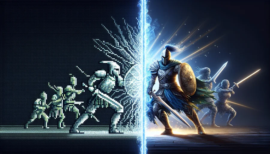 So sánh đồ họa giữa Diablo 2 gốc và phiên bản làm lại Diablo II: Resurrected.