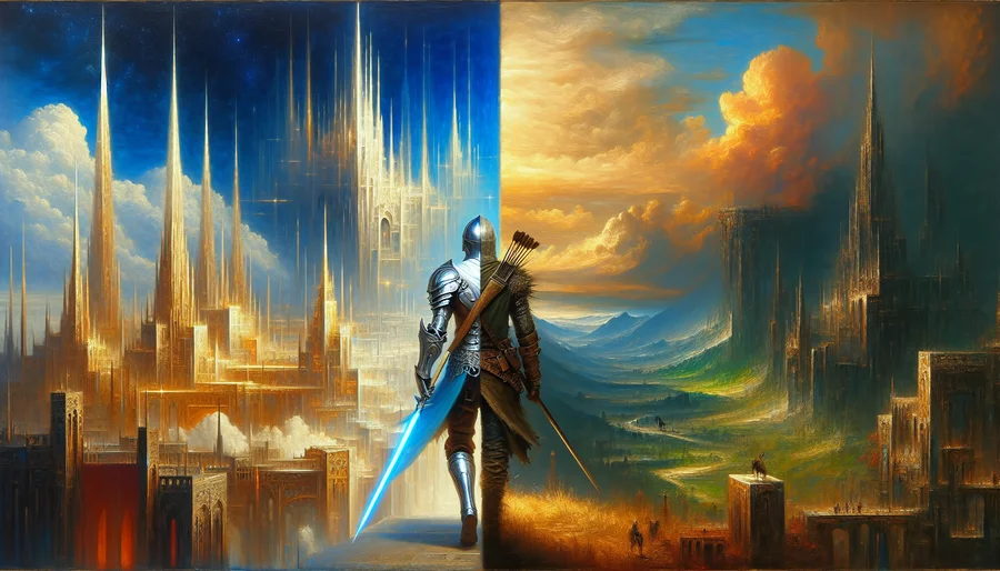So sánh thế giới của Final Fantasy XIV và The Elder Scrolls Online, một bên là cốt truyện hoành tráng, một bên là khám phá tự do.