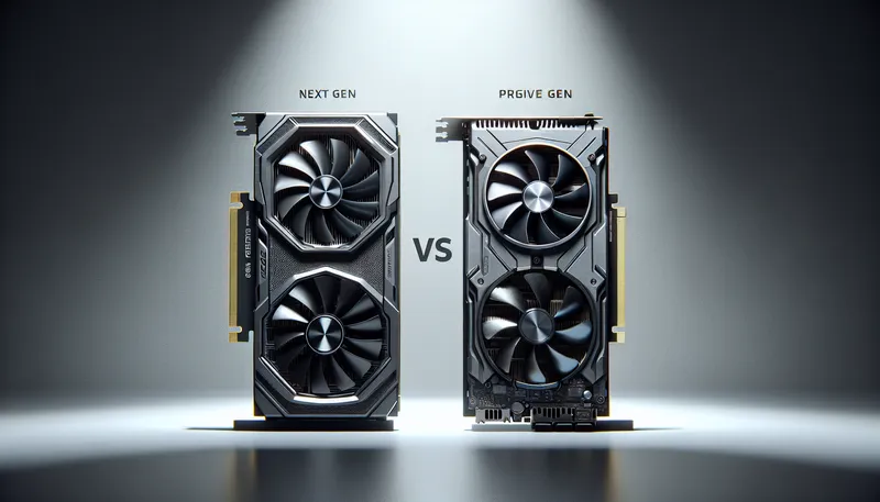 So sánh trực diện card đồ họa RTX 4060 và RTX 3060, thể hiện sự kế thừa và nâng cấp về thiết kế, công nghệ.