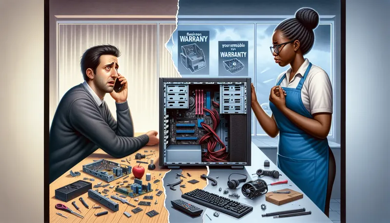 Sự khác biệt về chính sách bảo hành giữa tự build PC và mua PC lắp sẵn tại cửa hàng.