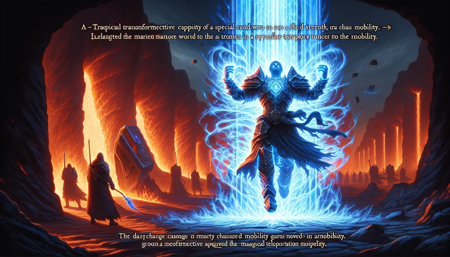 Sức mạnh của Runeword Enigma cho phép mọi nhân vật sử dụng kỹ năng Teleport.