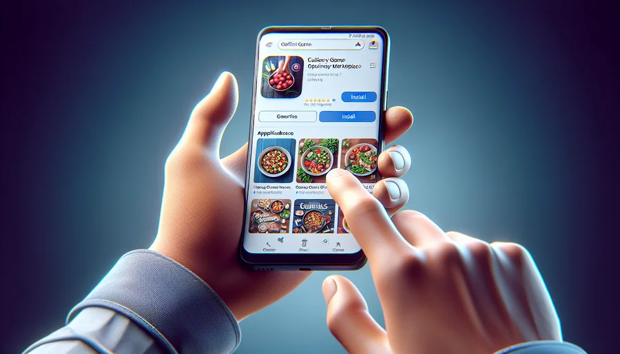 Tải game nấu ăn an toàn và chính thống từ Google Play Store và Apple App Store.