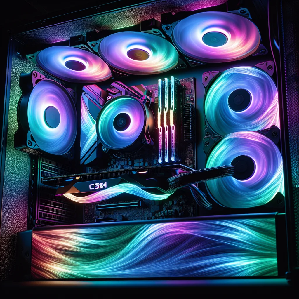 Tản nhiệt nước AIO 360mm với hệ sinh thái LED RGB rực rỡ của Corsair.