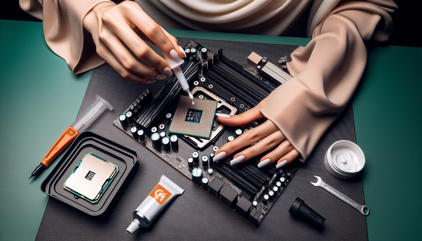 Tra lại keo tản nhiệt chất lượng tốt để cải thiện nhiệt độ CPU.