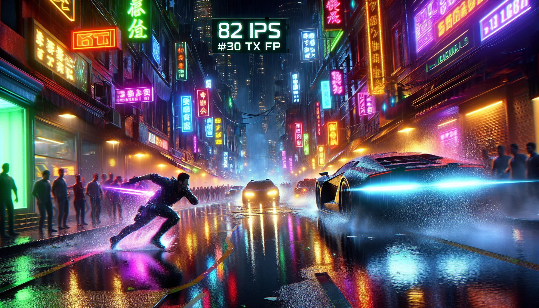 Trải nghiệm game Cyberpunk 2077 ở độ phân giải 2K max setting Ray Tracing trên i7-14700K và RTX 4070, đạt FPS cao và ổn định.